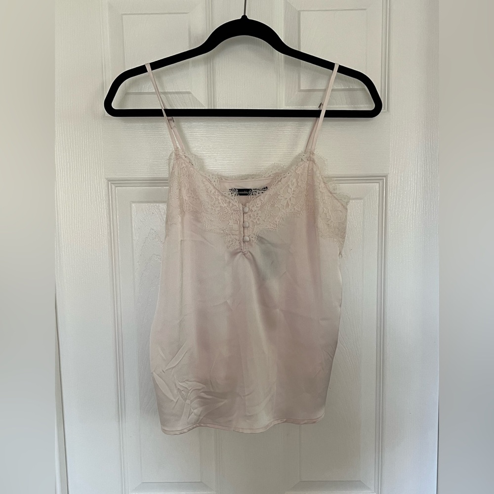 NWT Abercrombie lace and satin cami